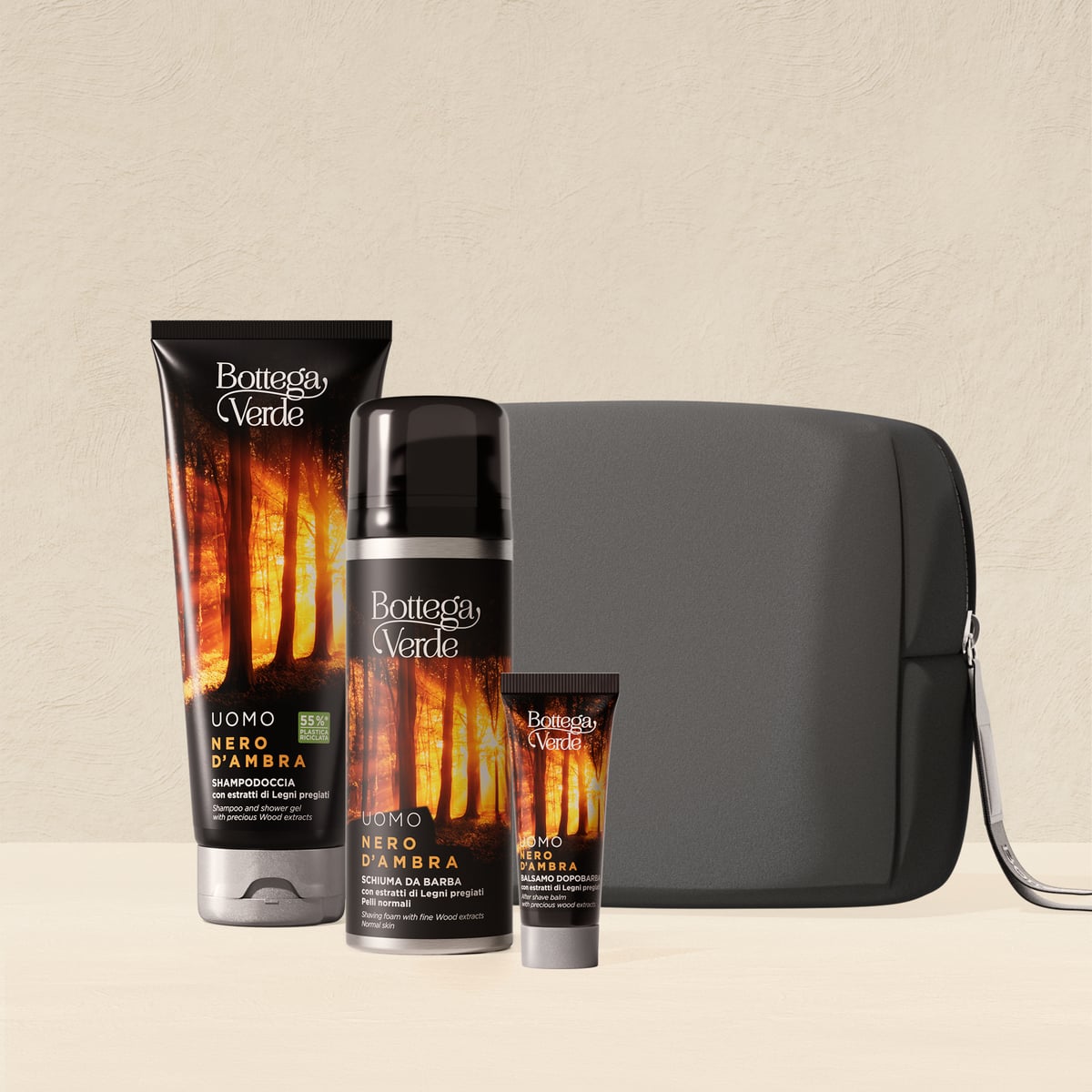 Nero d'Ambra toiletry bag