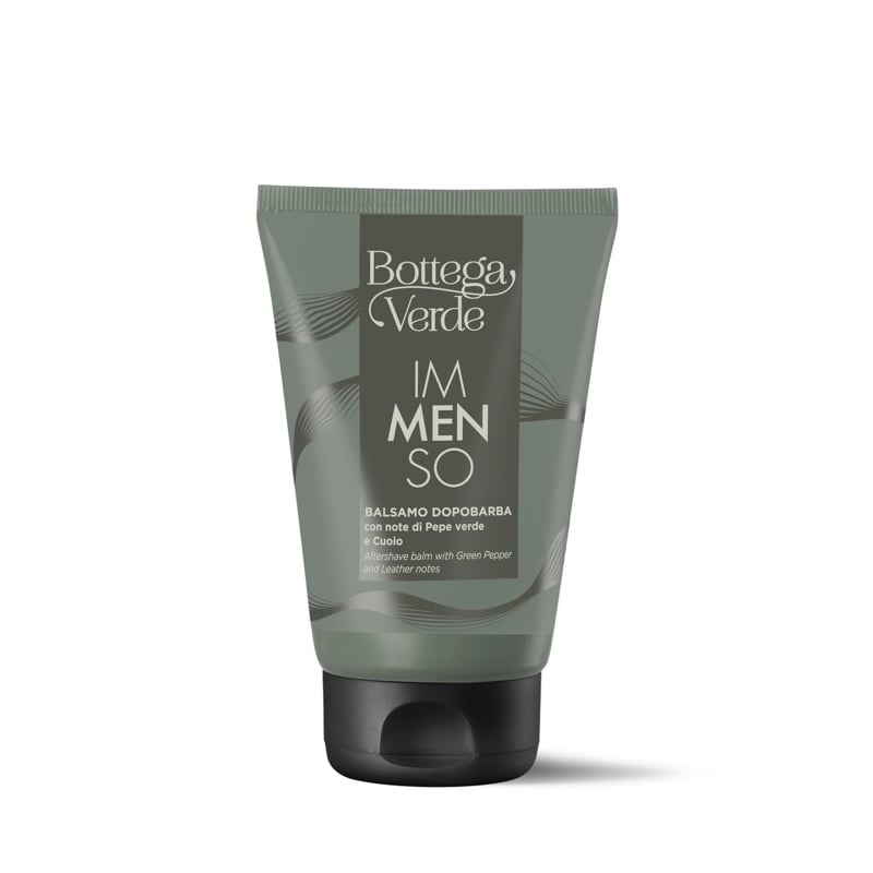 Aftershave balm with Green Pepper and Leather notes (75 ml)