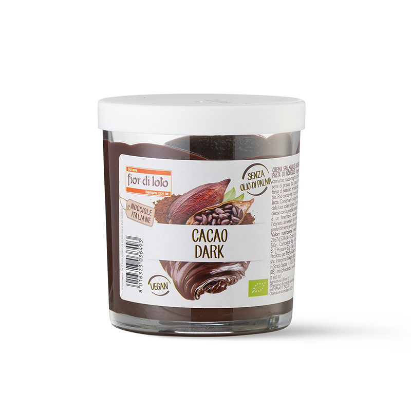 FIOR DI LOTO - Crema spalmabile cacao dark bio