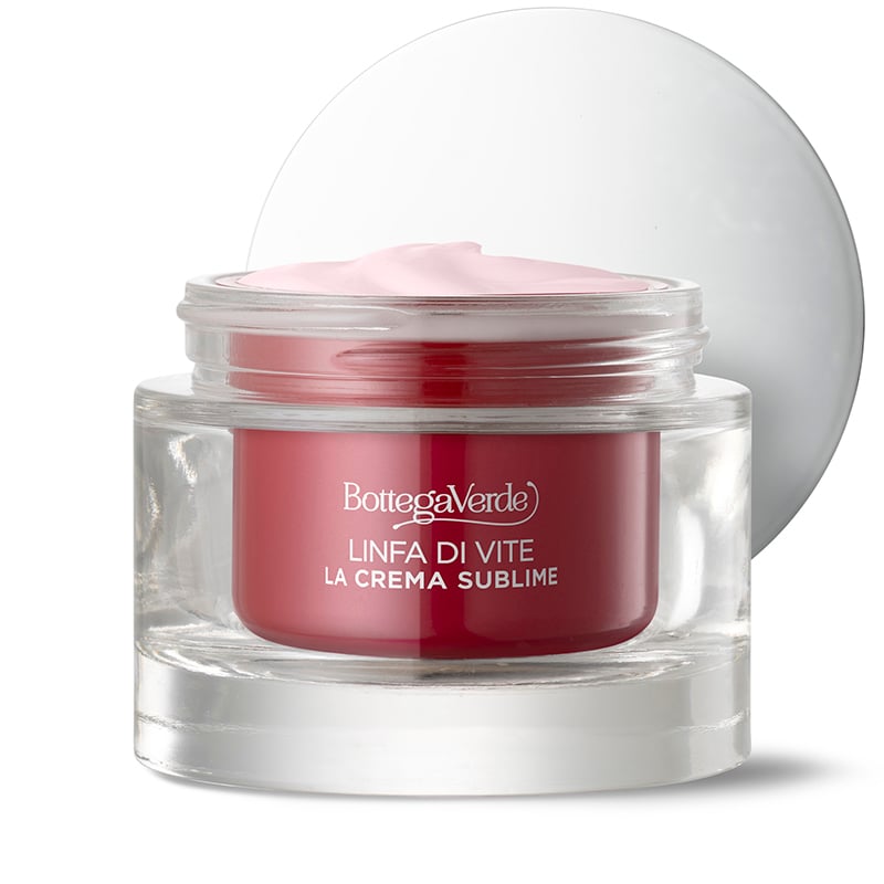 Sublime cream - Day and night anti-wrinkle face treatment - filler effect on all types of wrinkles - 2-PEPTIDE LINFA COMPLEX with Peptides and Vine Sap (50 ml) - all skin types