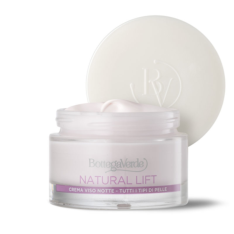 Natural Lift - First wrinkles night face cream, smoothing and stress-relieving effect, all skin types, with Argireline<REG/>, Pluridefence<REG/> and Blueberry extract (50 ml) - age 30+