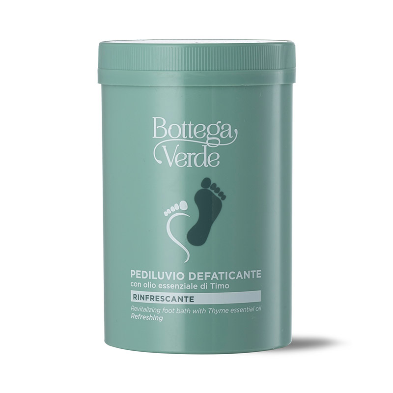 Image of Bottega Verde Pediluvio defaticante piedi, con olio essenziale di Timo - rinfrescante