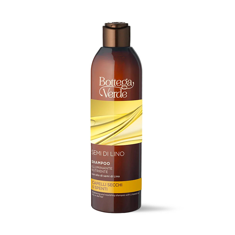 Semi di Lino - Shampoo illuminante nutriente - con olio di semi di Lino - capelli secchi o spenti