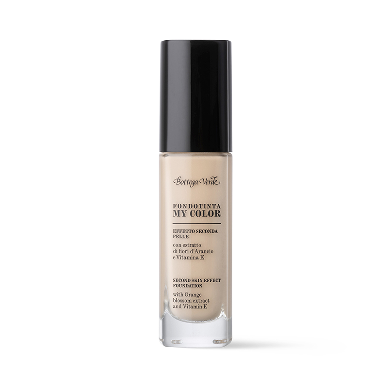 Fondotinta My Color - Second Skin Effect Foundation - with Orange Blossom Extract and Vitamin E (30 ml)