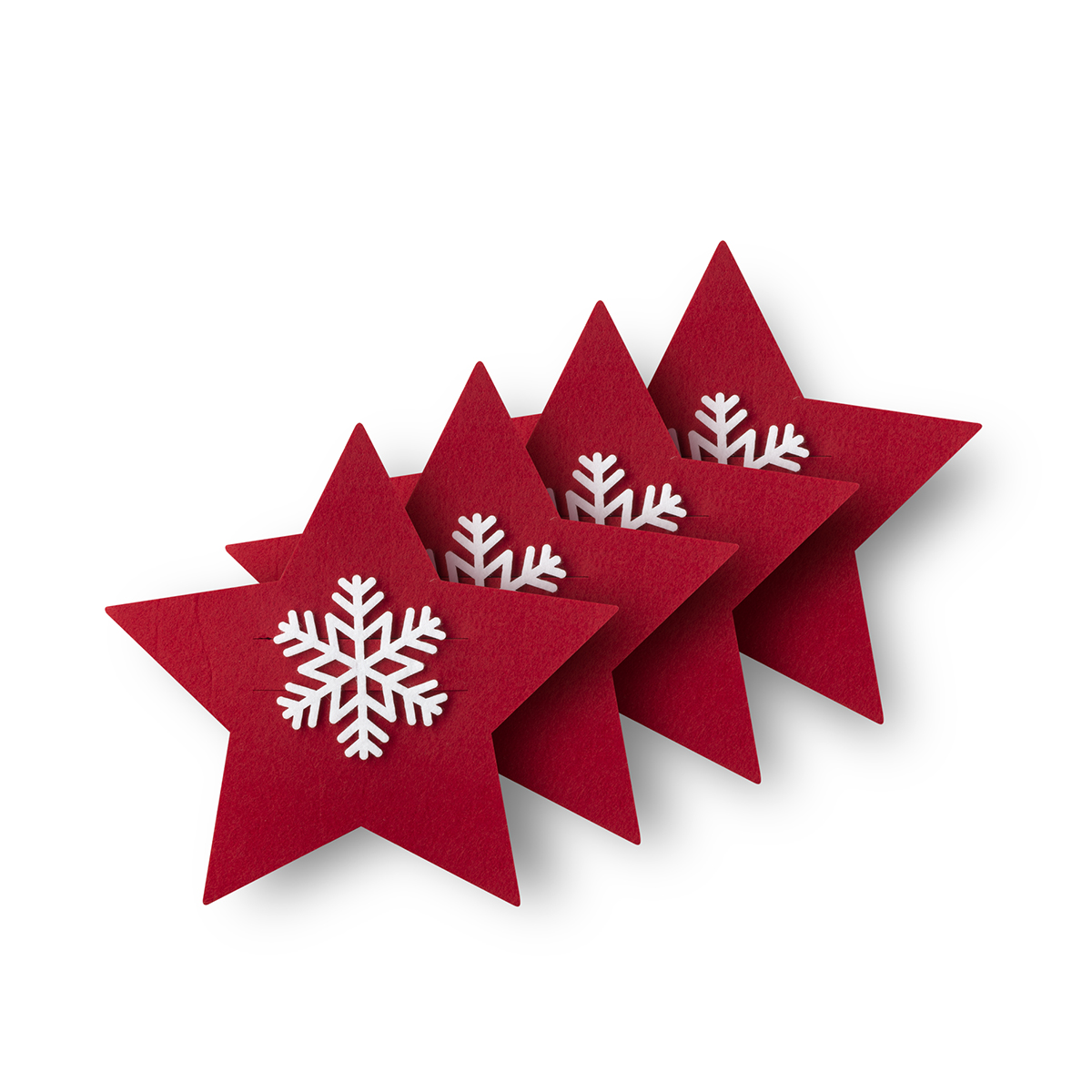 Set of 4 cutlery holders