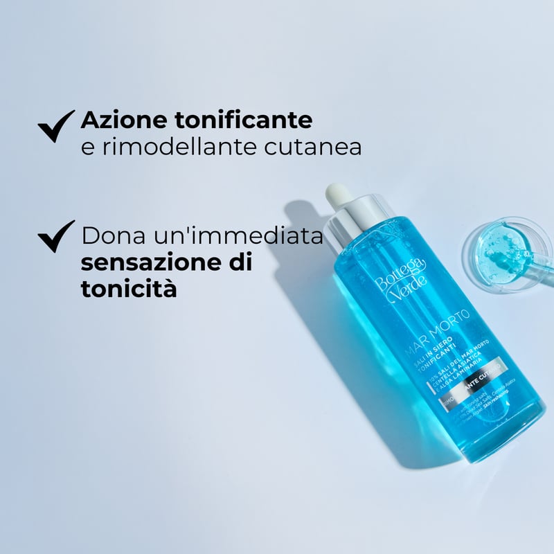 MAR MORTO - Serum with toning salts - 10% Dead Sea Salts, Centella Asiatica and Brown Algae (100 ml) - skin reshaping