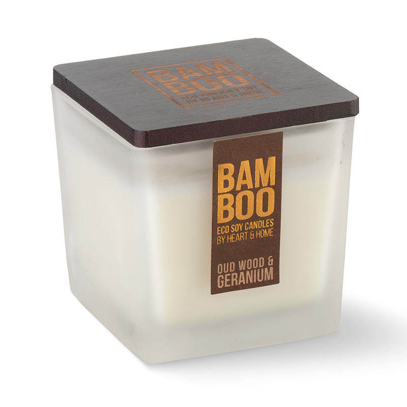 BAMBOO -  Oud Wood & Geranium Candela