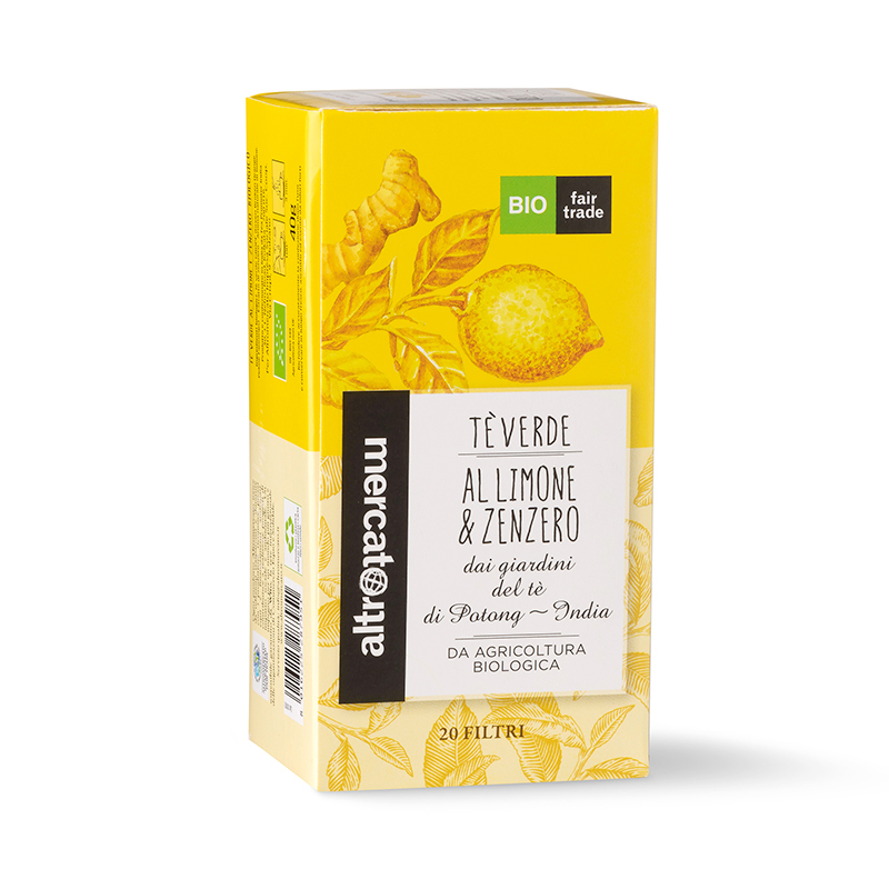 ALTROMERCATO Tè verde limone e zenzero