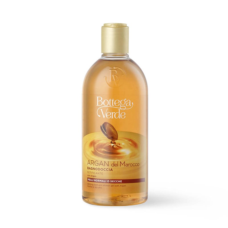 Argan del Marocco - Bagnodoccia -  setificante   - con  Argan - pelli normali o secche