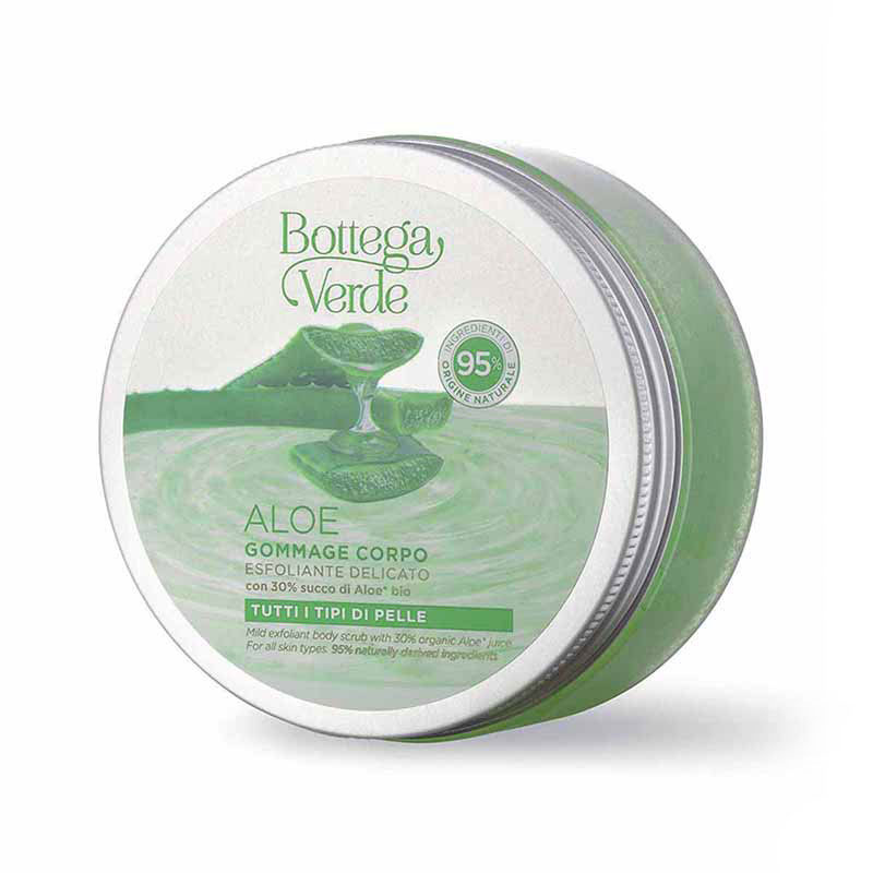 Image of Bottega Verde ALOE - Gommage corpo - esfoliante delicato - con succo di Aloe bio - tutti i tipi di pelle