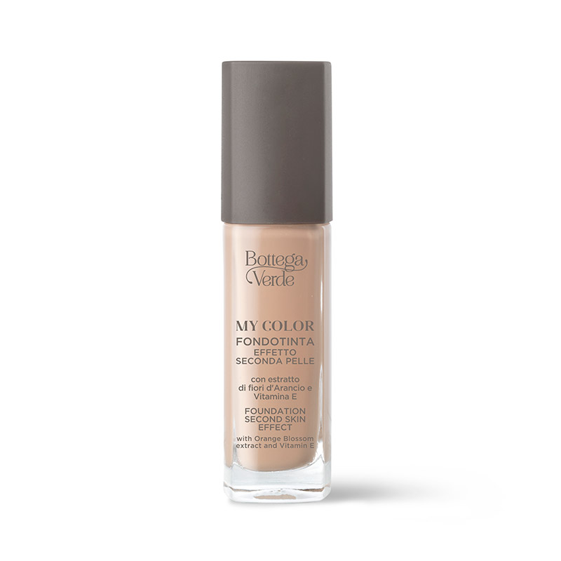Base de maquillaje My Color - efecto segunda piel - con extracto de Azahar y Vitamina E (30 ml)