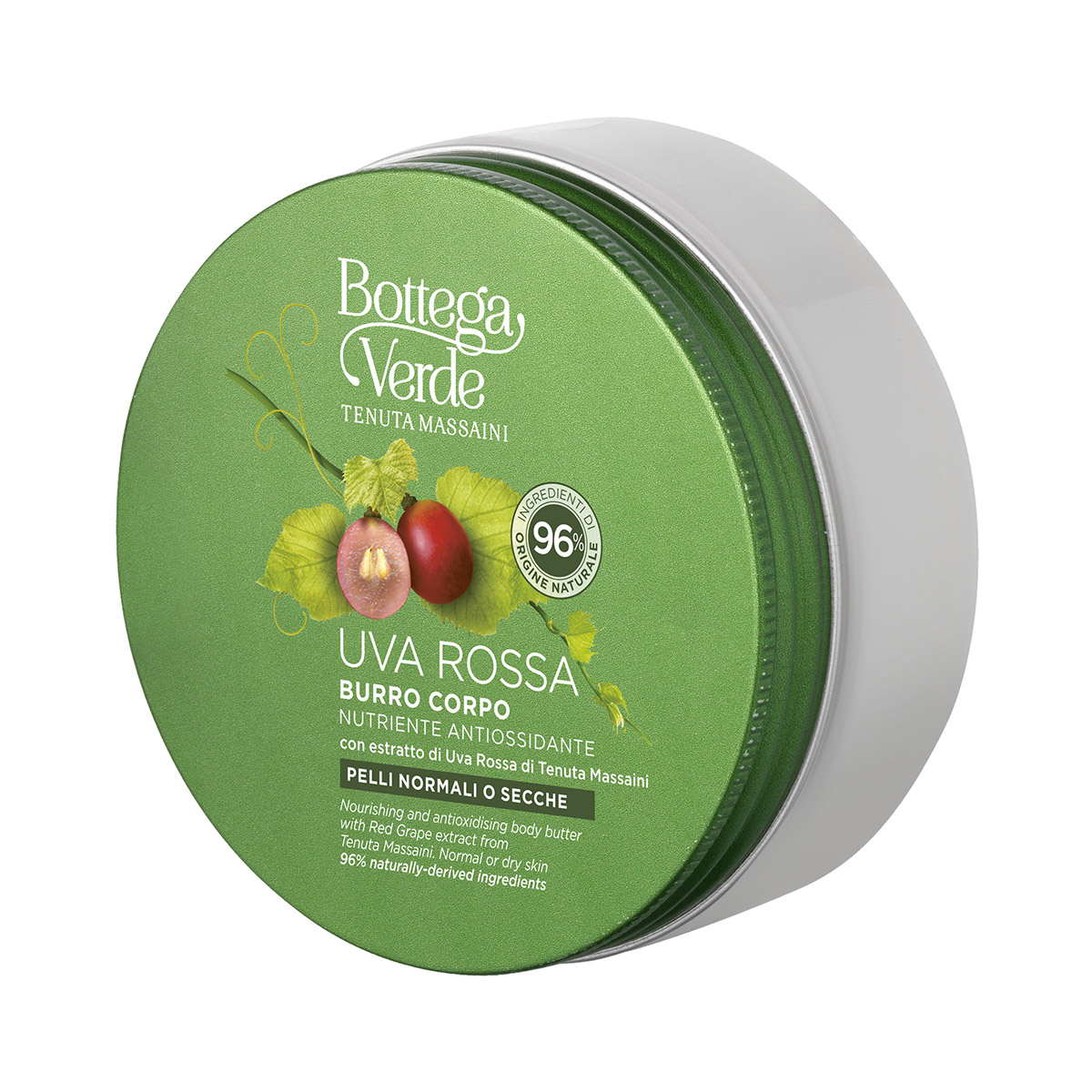 Uva Rossa - Nourishing and antioxidising body butter with Red Grape extract from Tenuta Massaini (150 ml) - normal or dry skin