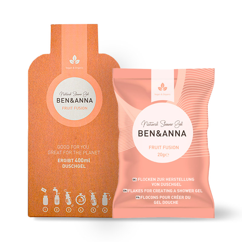 BEN & ANNA Shower Gel Flakes Fruit Fusion