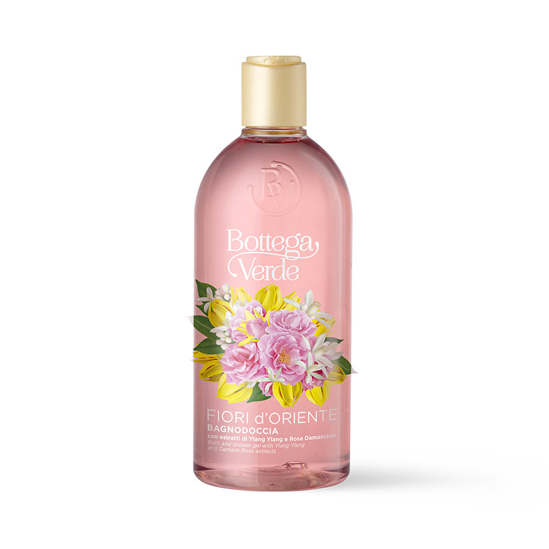 Fiori d'Oriente - Bagnodoccia con estratti di Ylang Ylang e Rosa damascena