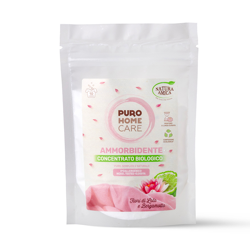 NATURA AMICA - Puro Home Care Ammorbidente concentrato biologico Fior di Loto e Bergamotto