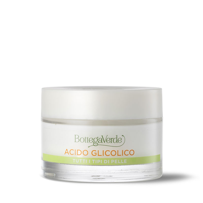 Bottega Verde Estratti di bellezza '' Crema viso rinnovatrice - acido Glicolico estratti della Frutta '' perfeziona uniforma illumina - tutti i tipi di pelle