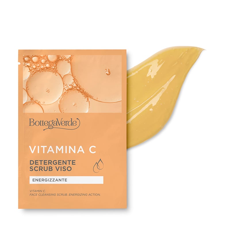 Vitamin C - Face cleansing scrub - energizing action (8 ml)