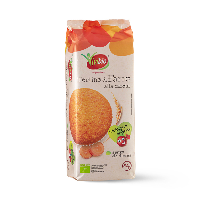 VIVI BIO - Tortino di Farro alla Carota bio