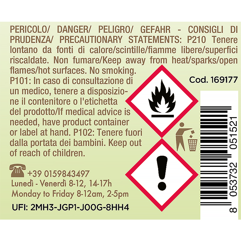 Spray idroalcolico - detergente igienizzante - oggetti e superfici