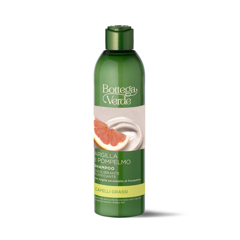 Image of Argilla e Pompelmo - Shampoo equilibrante e purificante - con Argilla ed estratto di Pompelmo( 250 ml) - capelli grassi