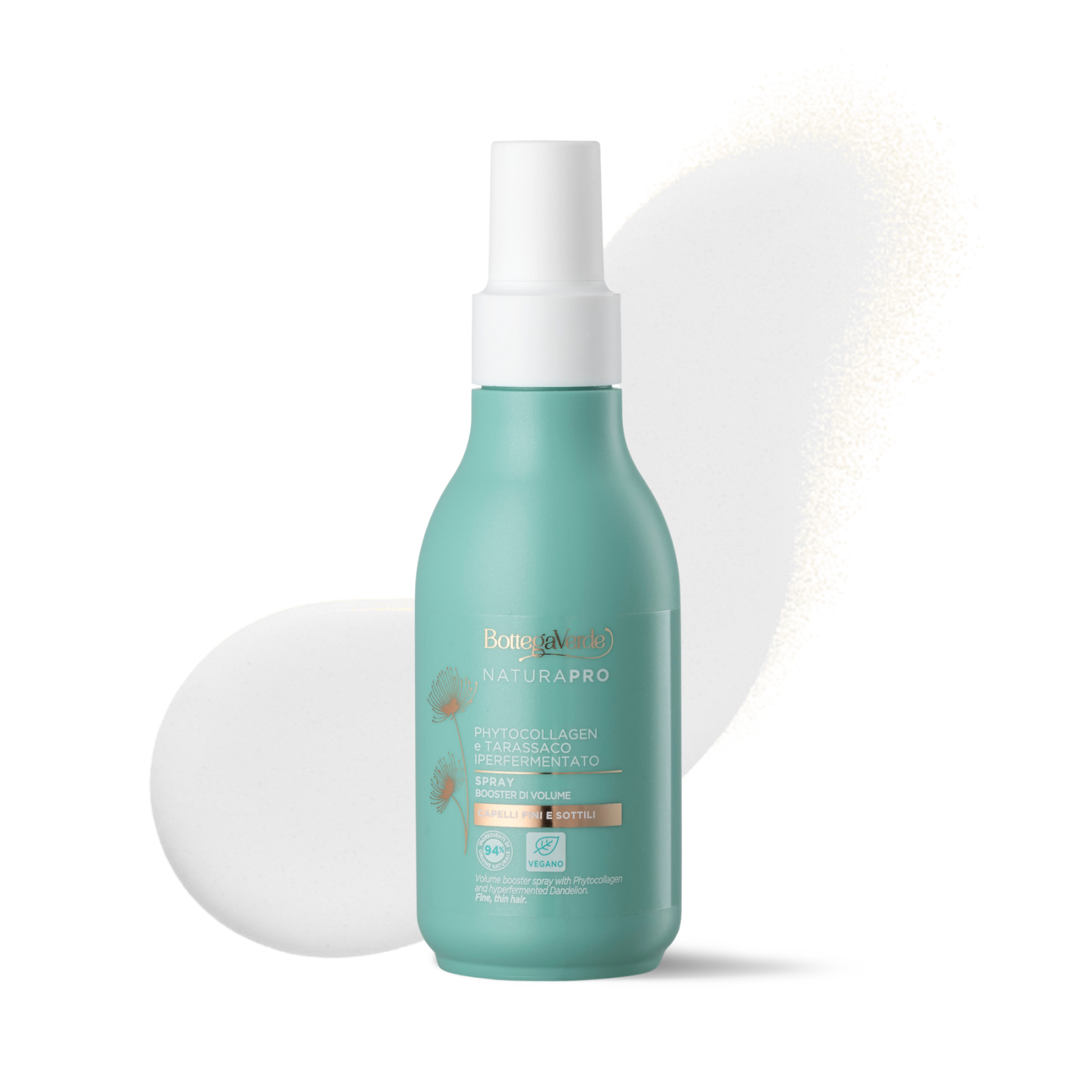 Phytocollagen and hyperfermented Dandelion - Spray - volume booster (150 ml) - fine, thin hair