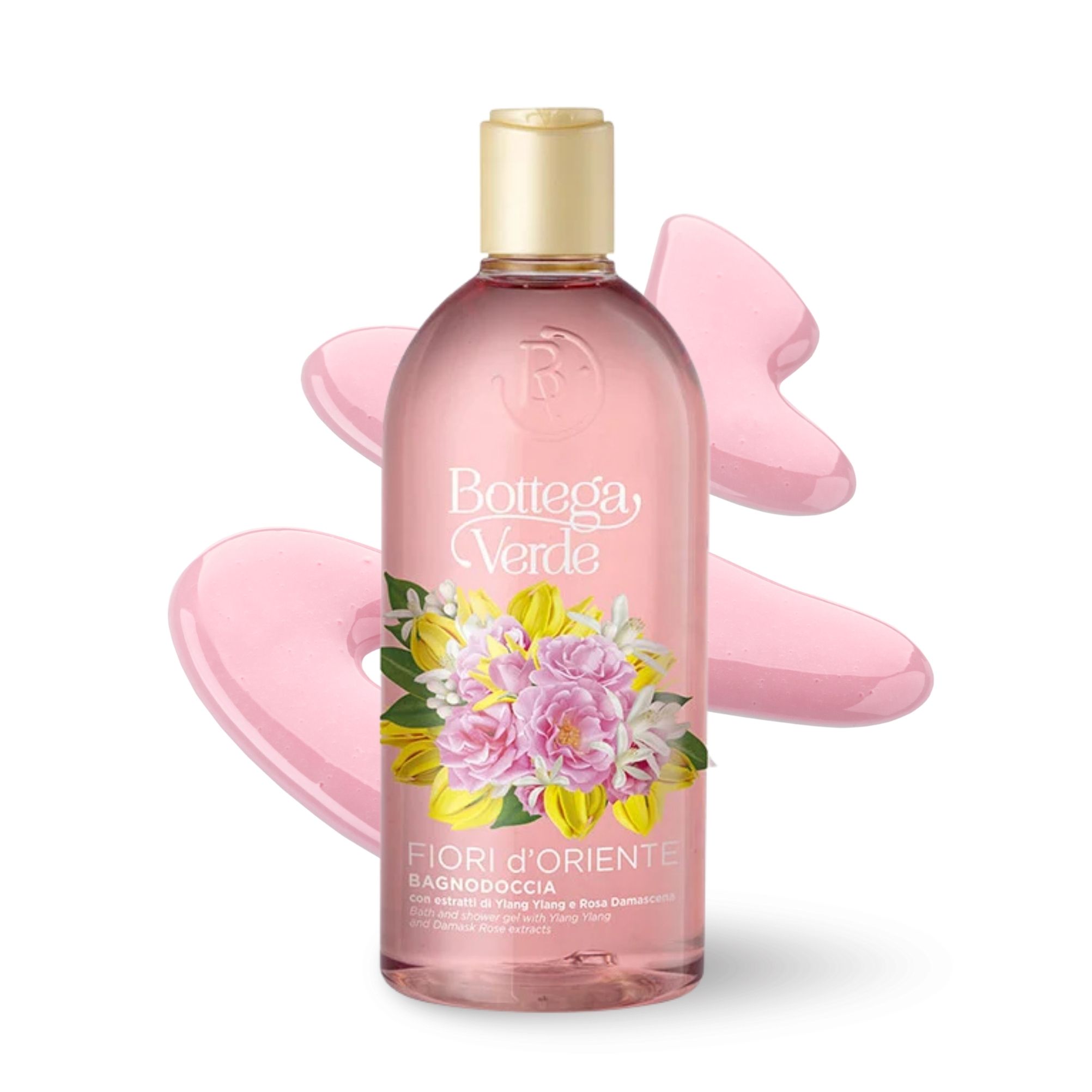 Fiori d'Oriente - Bath and shower gel with Ylang Ylang and Damask Rose extracts (400 ml)