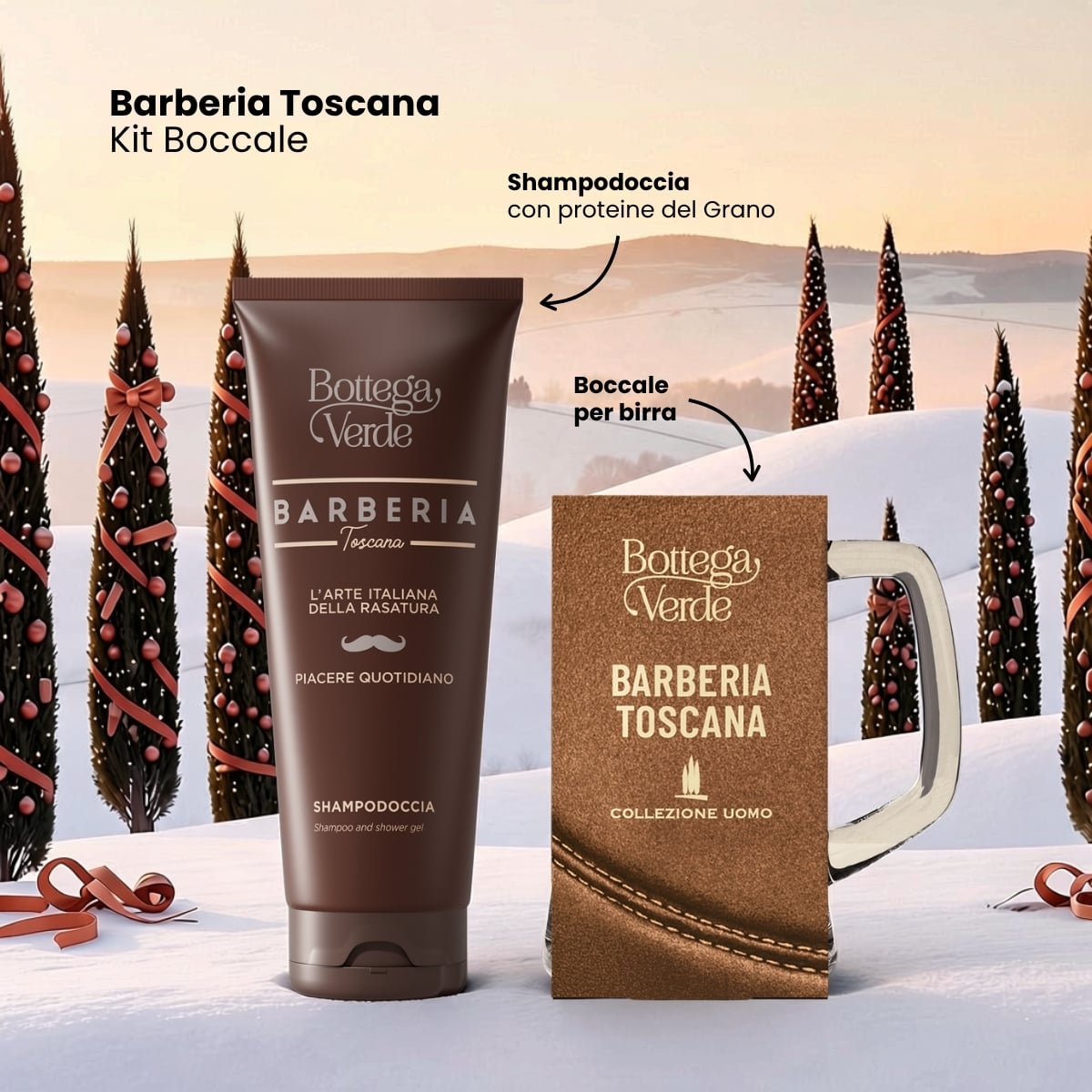 Kit Boccale Barberia Toscana