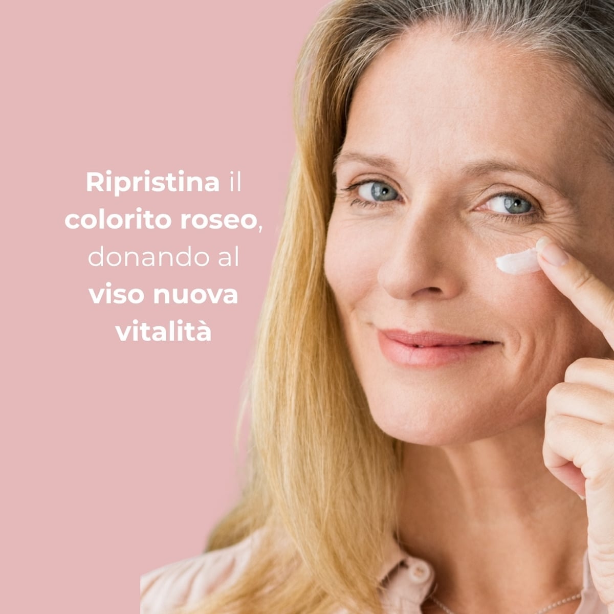 Fiore di Porcellana - Sistema perfezionatore - Ricarica Trattamento viso giorno - rimpolpante anti-svuotamento e anti-infragilimento - con pigmenti rosa - con Ceramidi vegetali, Collagene vegetale da Acacia e Fiore di Porcellana - pelli normali o secche