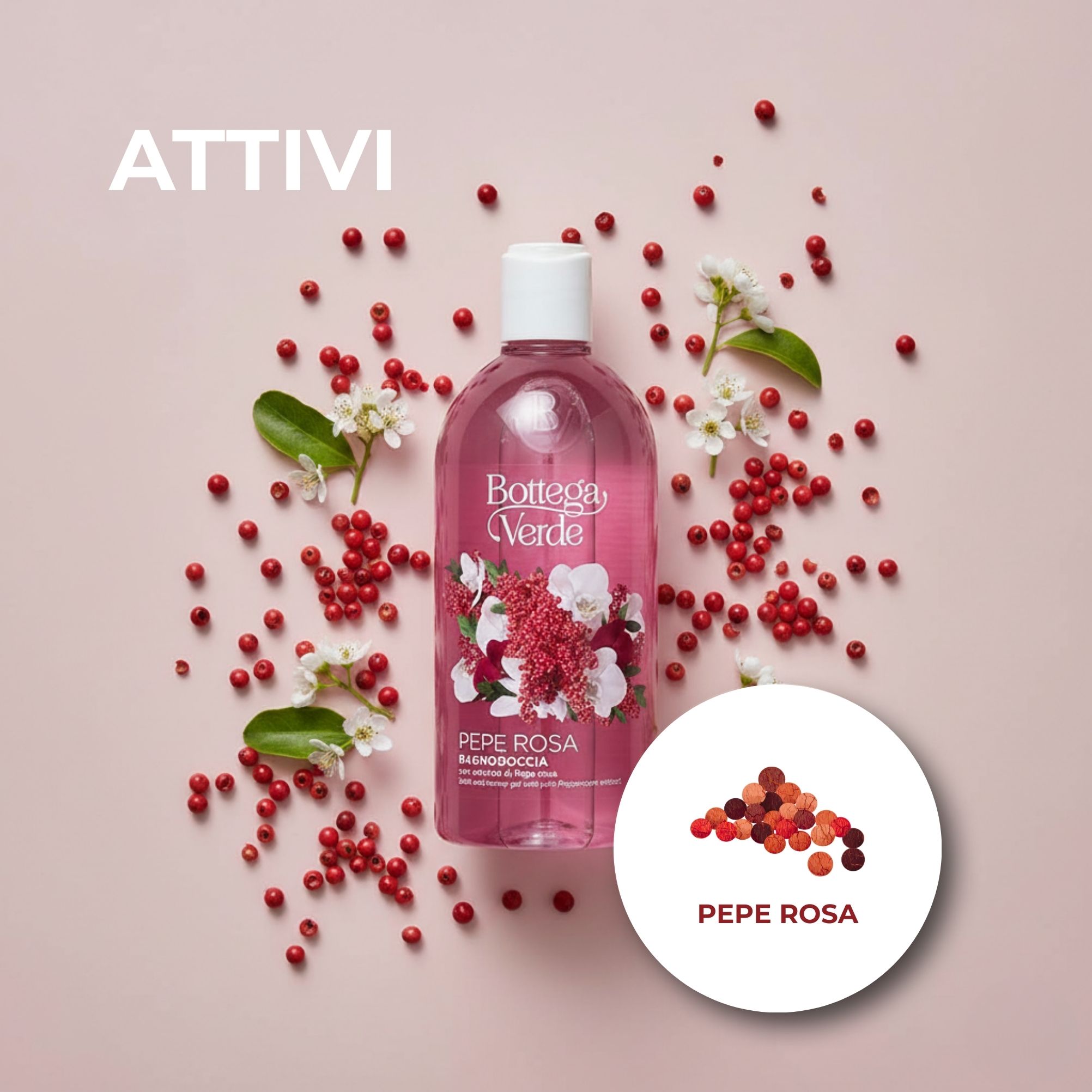 Pepe rosa - Bagnodoccia con estratto di Pepe rosa