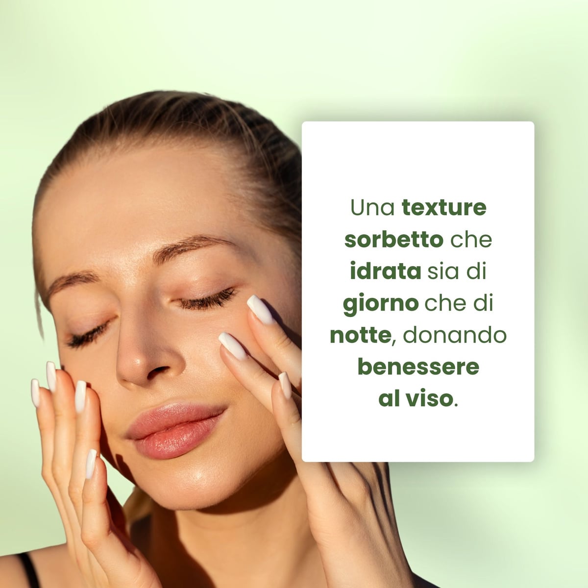 Aloe - Crema gel viso 24 ore - idratante lenitiva opacizzante - con 30% succo di Aloe* bio (50 ml) - pelli miste