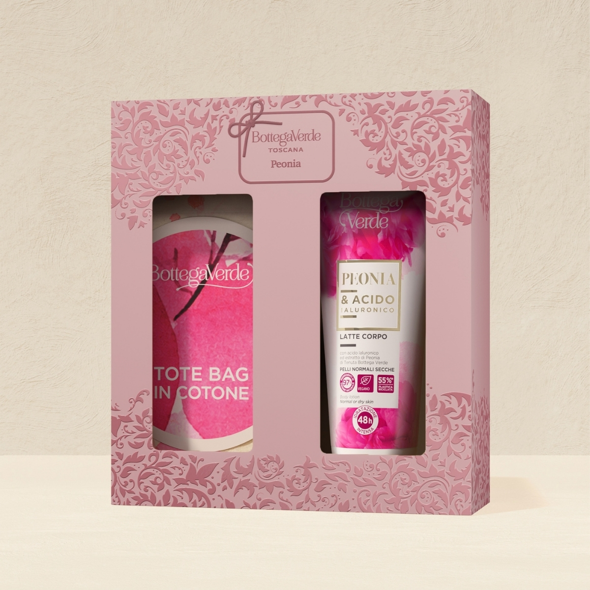 Idea regalo Tote bag Peonia