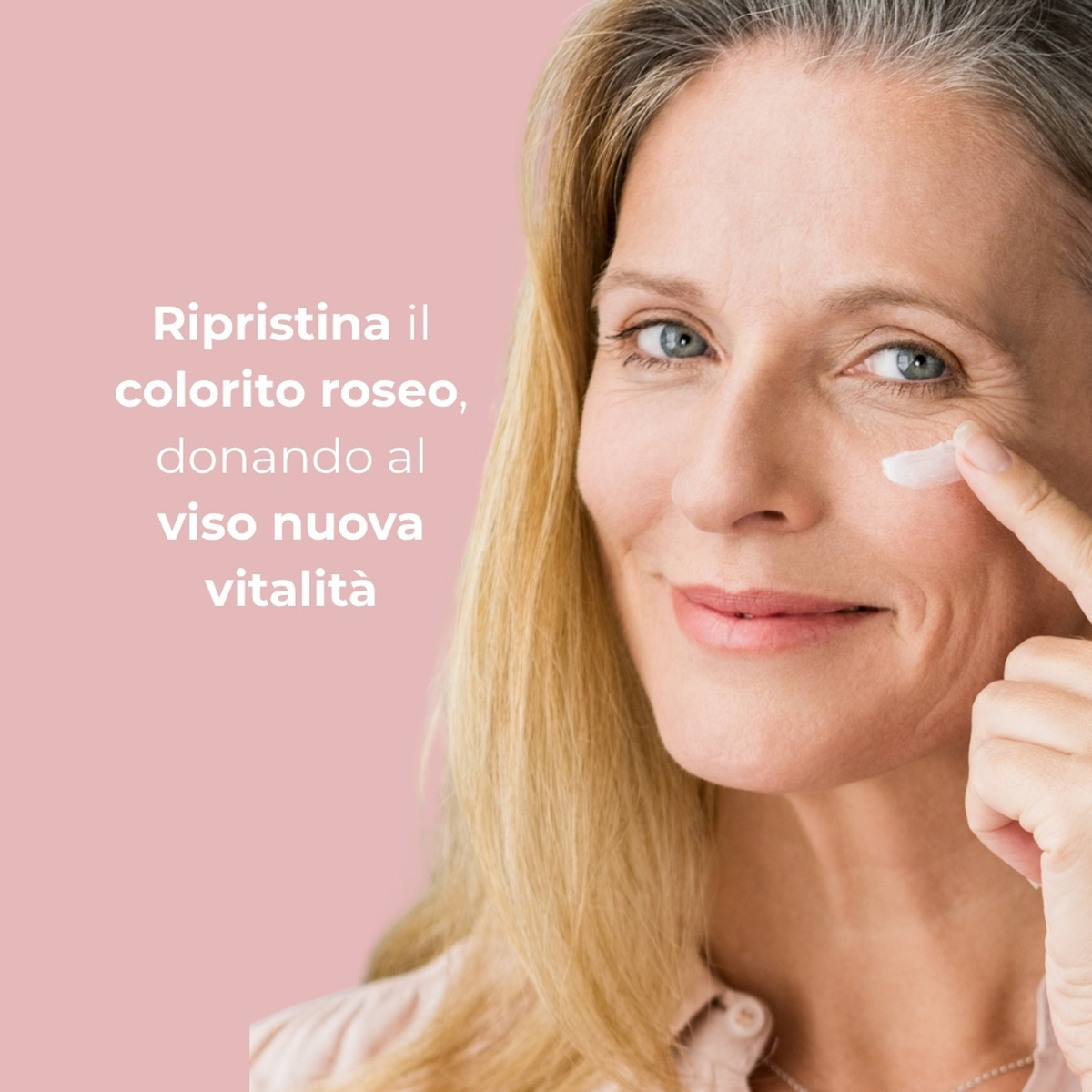 Fiore di Porcellana - Sistema perfezionatore - Trattamento viso giorno - rimpolpante  anti-svuotamento e anti-infragilimento - con pigmenti rosa - con Ceramidi vegetali, Collagene vegetale da Acacia e Fiore di Porcellana - pelli normali o secche