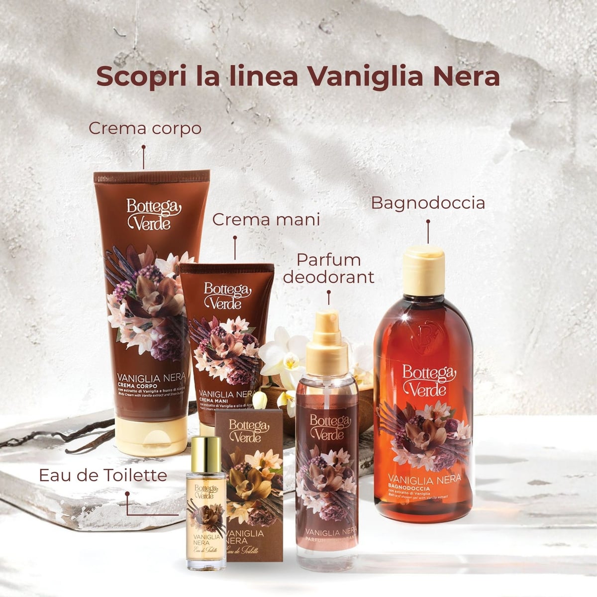 Vaniglia Nera - Crema corpo con estratto di Vaniglia e burro di Karit&egrave;