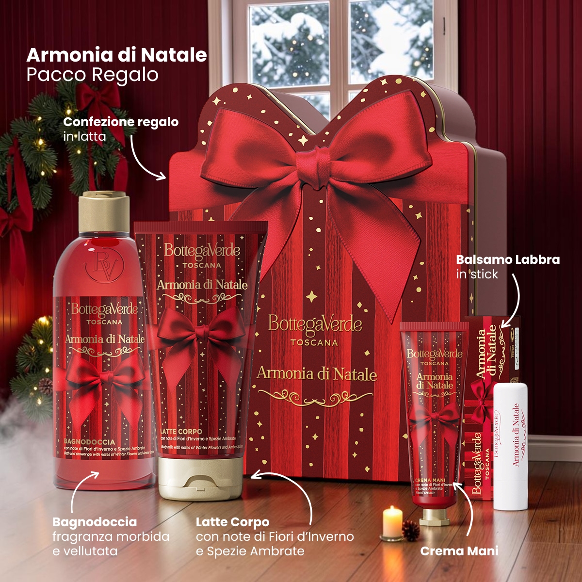 Pacco regalo Armonia di Natale