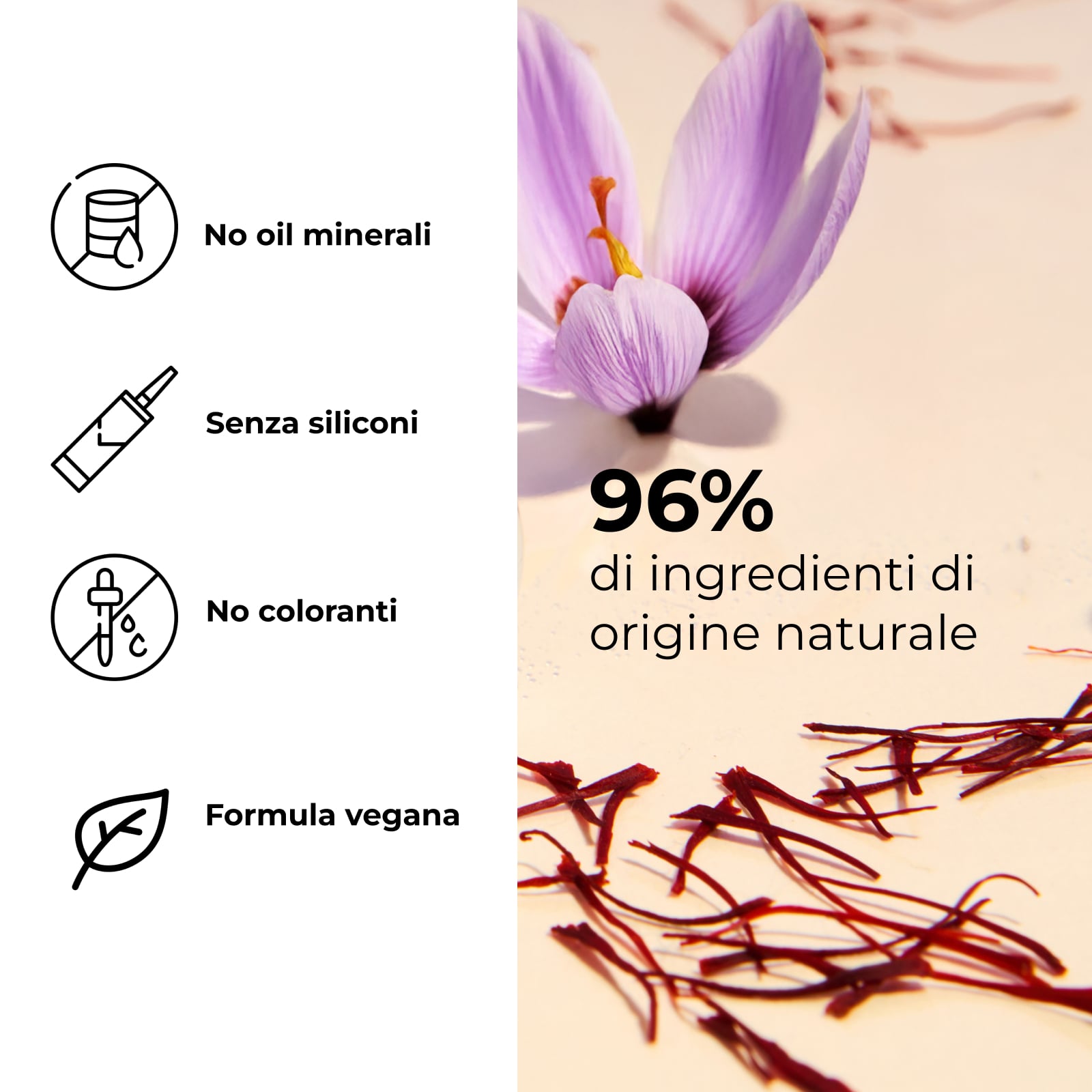 Pistilli di Zafferano - La crema oro - Ricarica Trattamento viso giorno e notte - antirughe antiet&agrave; globale 10 azioni - con SAFFRON-IDE PRO AGE<TM/> con Ceramidi e iperfermentato di Zafferano