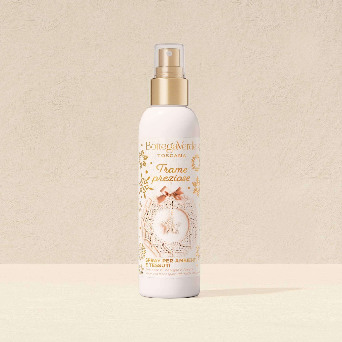 Trame preziose - Spray per ambienti e tessuti - con note di Vaniglia e Ambra