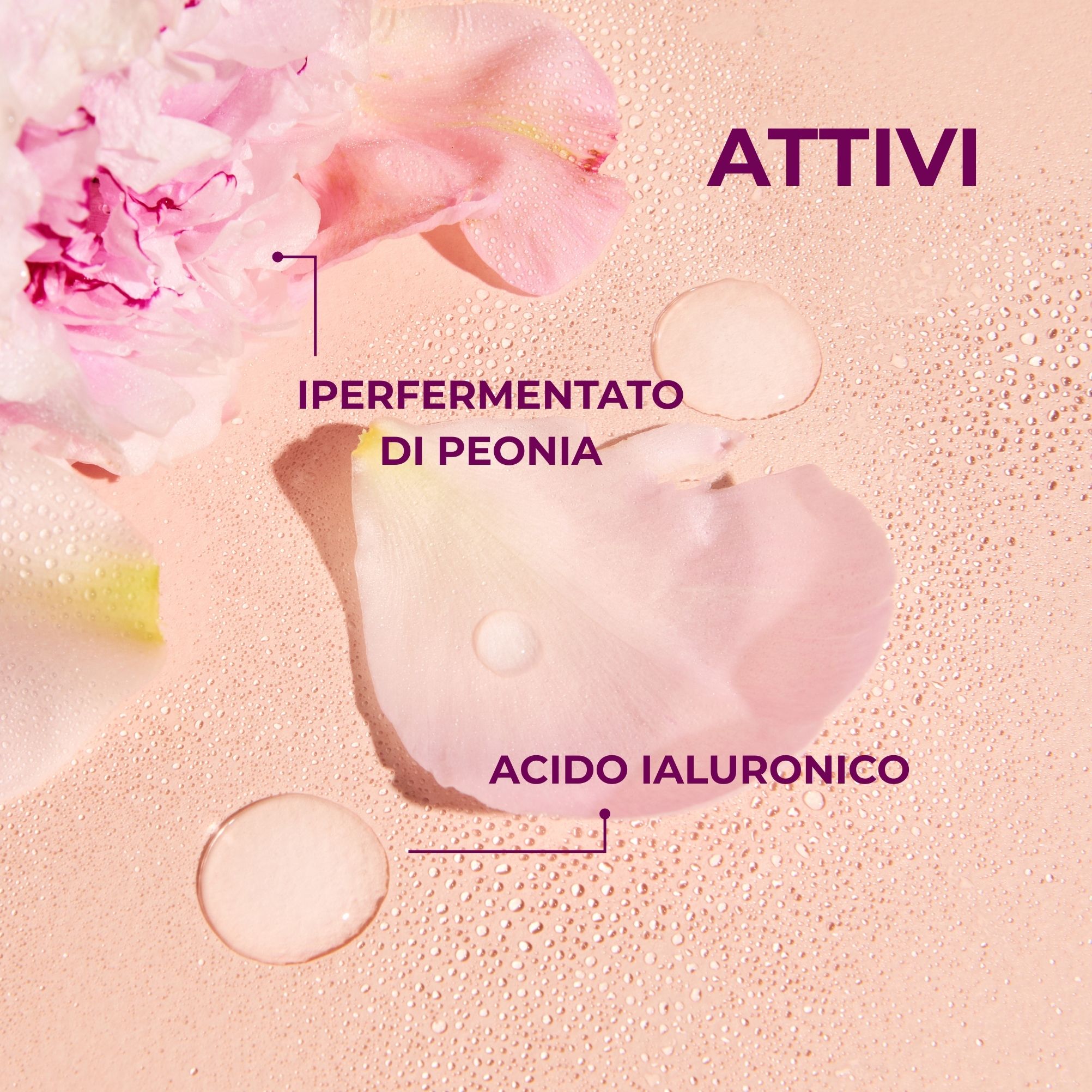 Acido Ialuronico e Iperfermentato di Peonia - Maschera '' idratazione sublime - capelli secchi o e disidratati