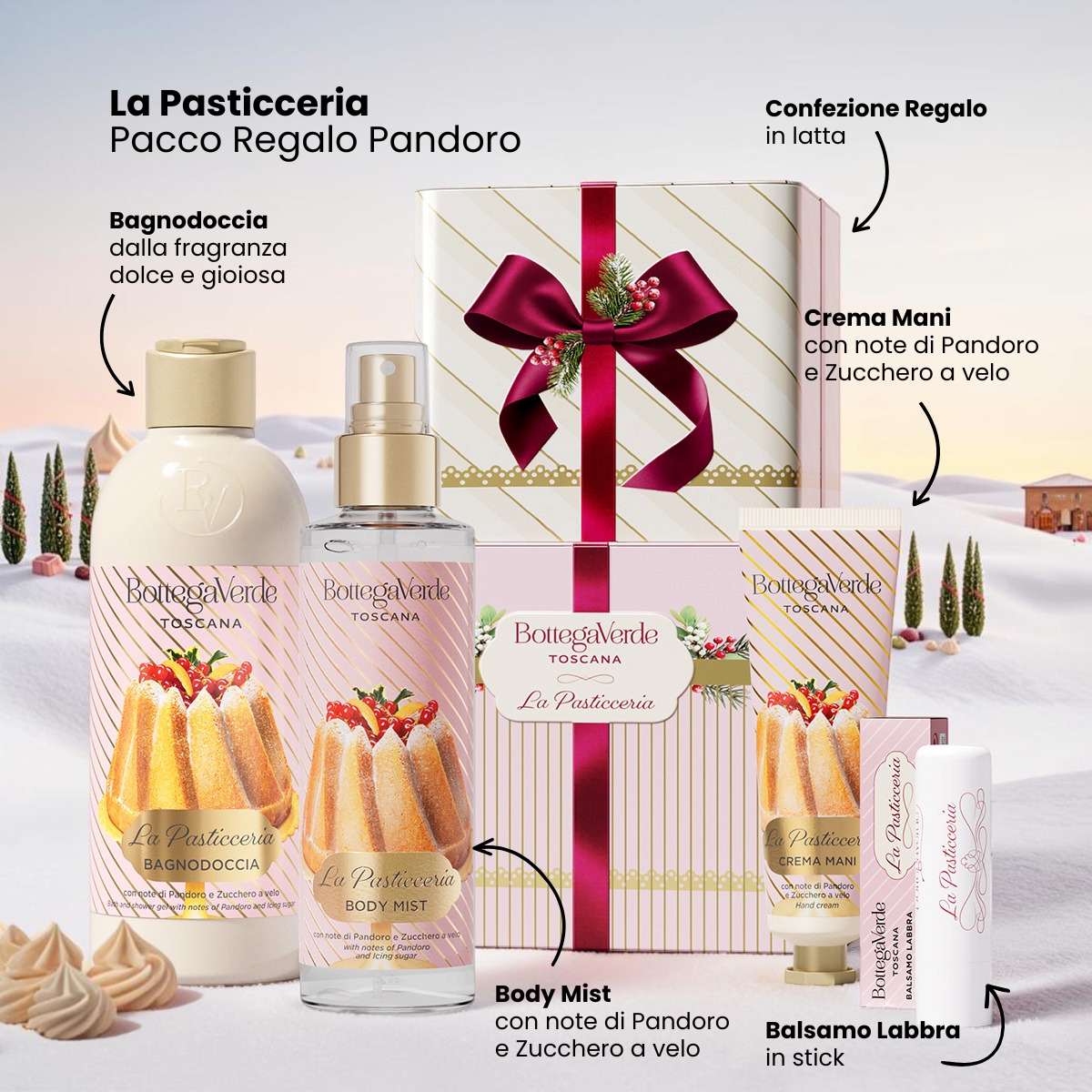 Pacco regalo La Pasticceria - Pandoro
