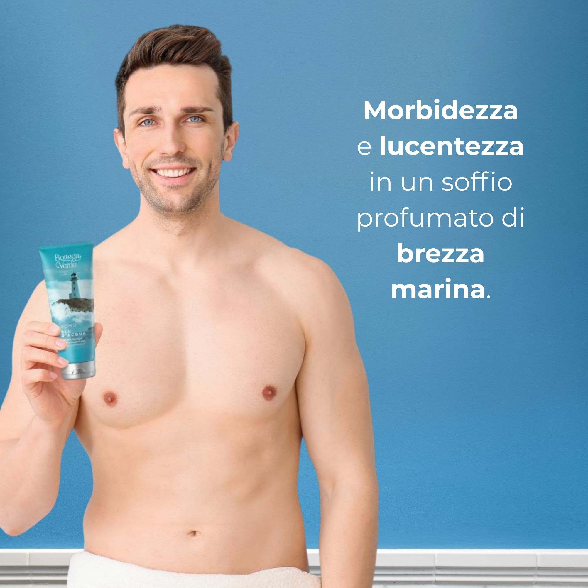 UOMO - Blu d'Acqua - Shampodoccia con sali d'acqua di mare