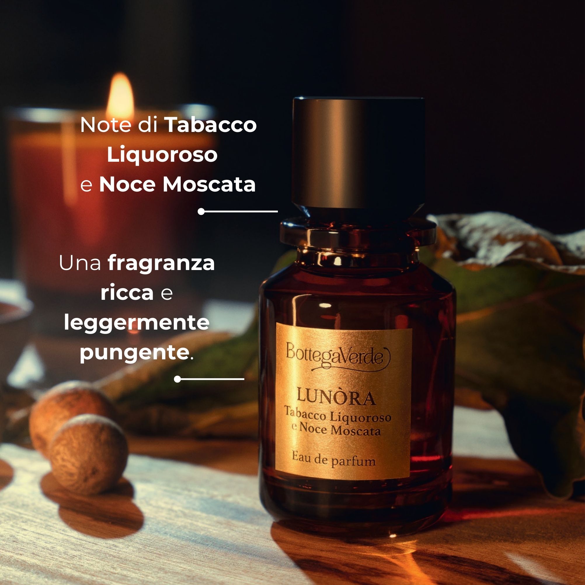 Lunòra - TABACCO LIQUOROSO E NOCE MOSCATA - Eau de Parfum