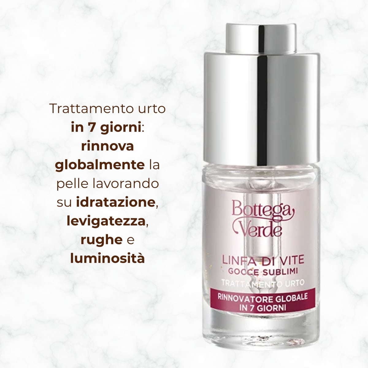 Linfa di Vite - Gocce sublimi - Trattamento urto - rinnovatore globale in 7 giorni - 2-PEPTIDE LINFA COMPLEX<TM/> con Peptidi e Linfa di Vite