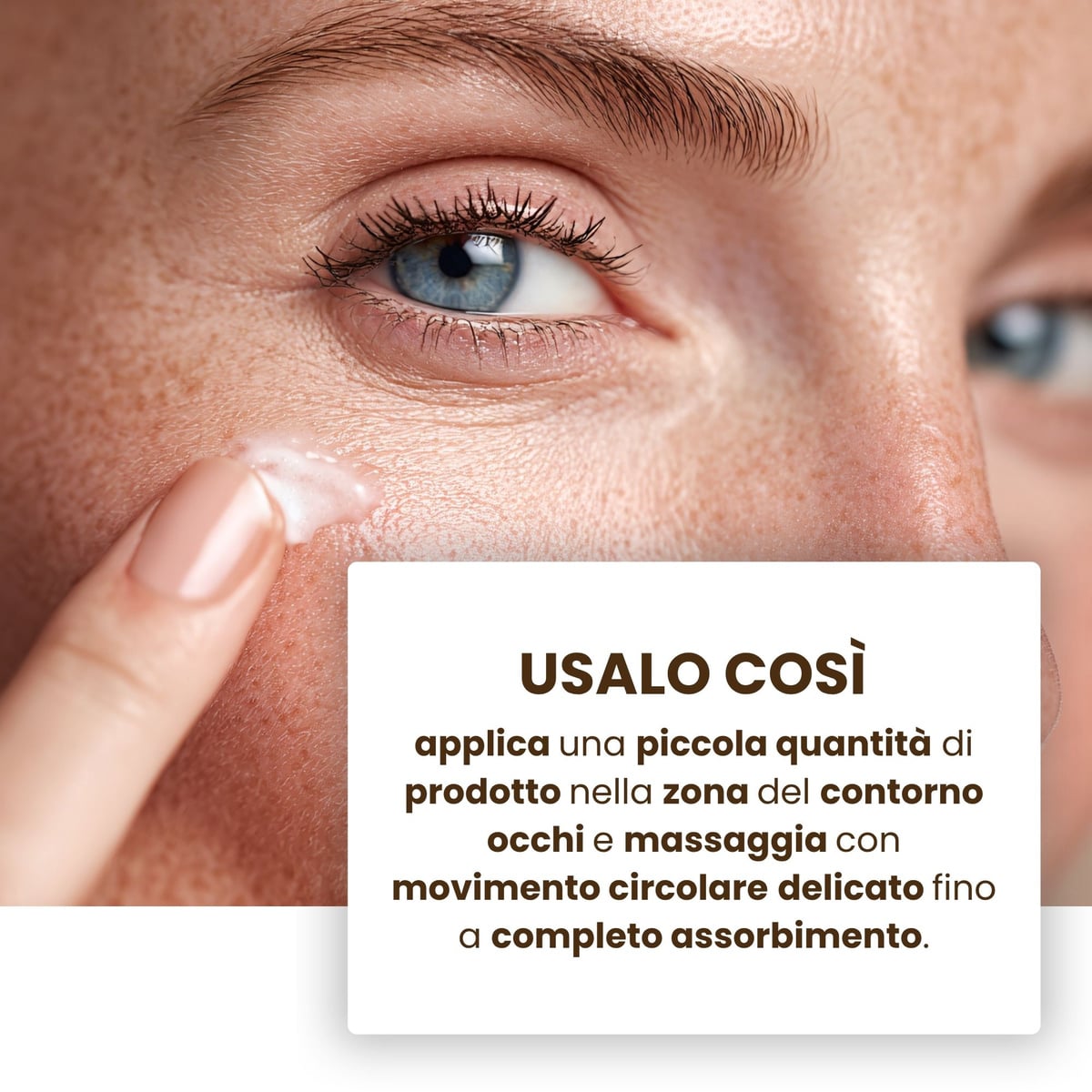 Effetto Lifting - Trattamento contorno occhi e palpebre antiey&agrave;, effetto lifting immediato*,  con acido Ialuronico, Ceramidi ed estratto di Fior di Loto
