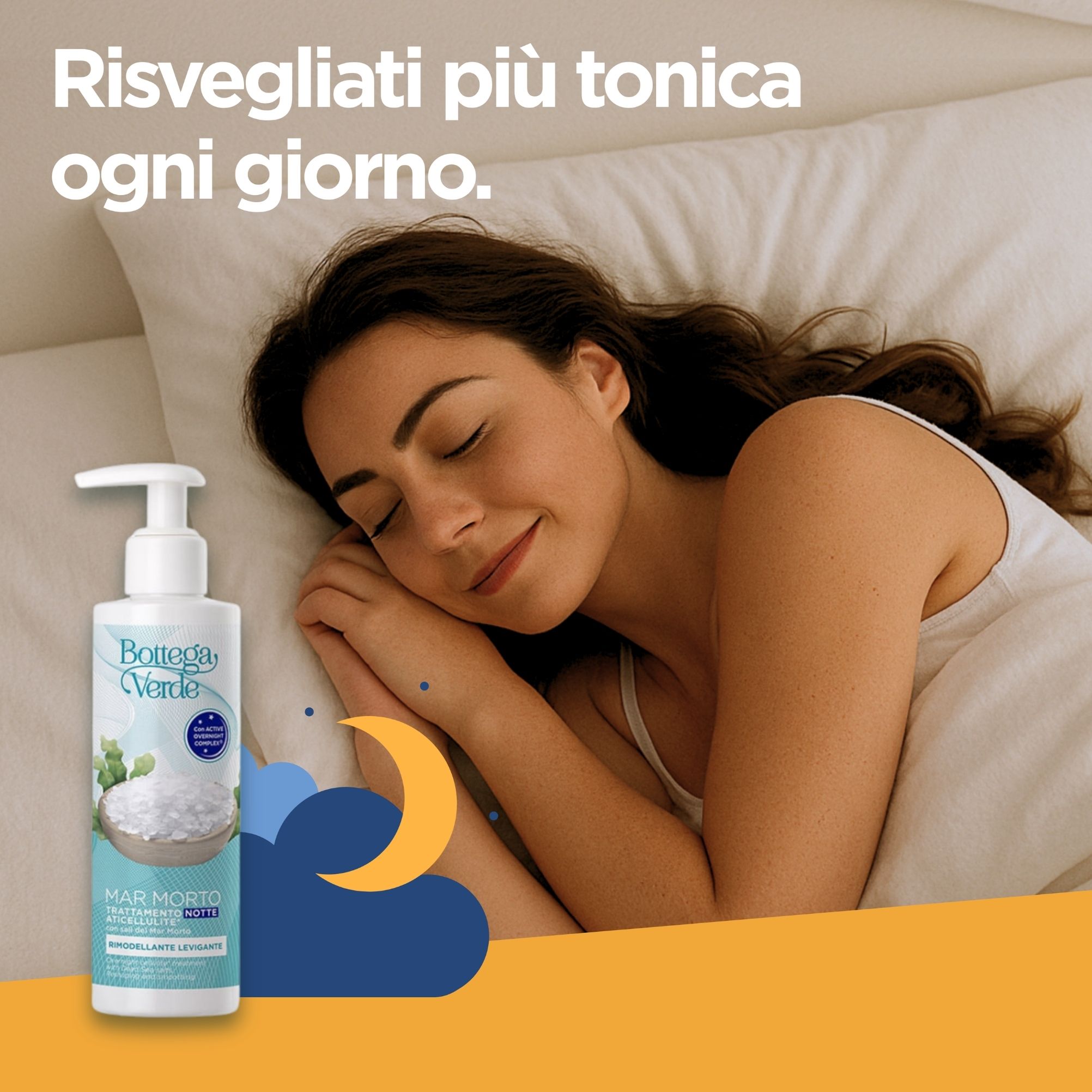 Mar Morto - Trattamento notte anticellulite* - con sali del Mar Morto - rimodellante levigante