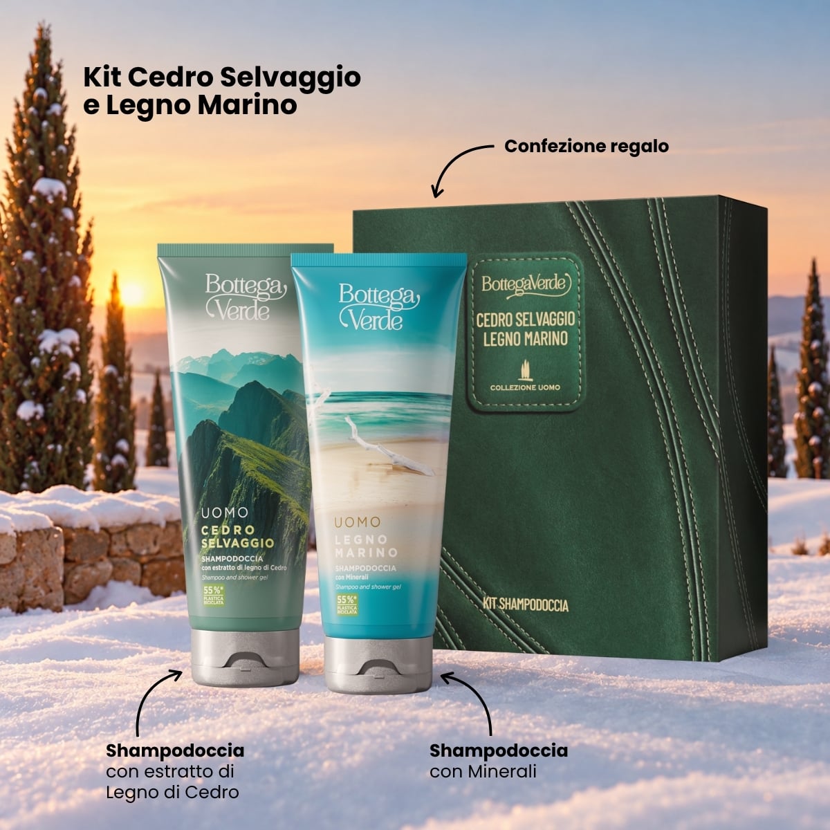 Kit Cedro Selvaggio e Legno Marino