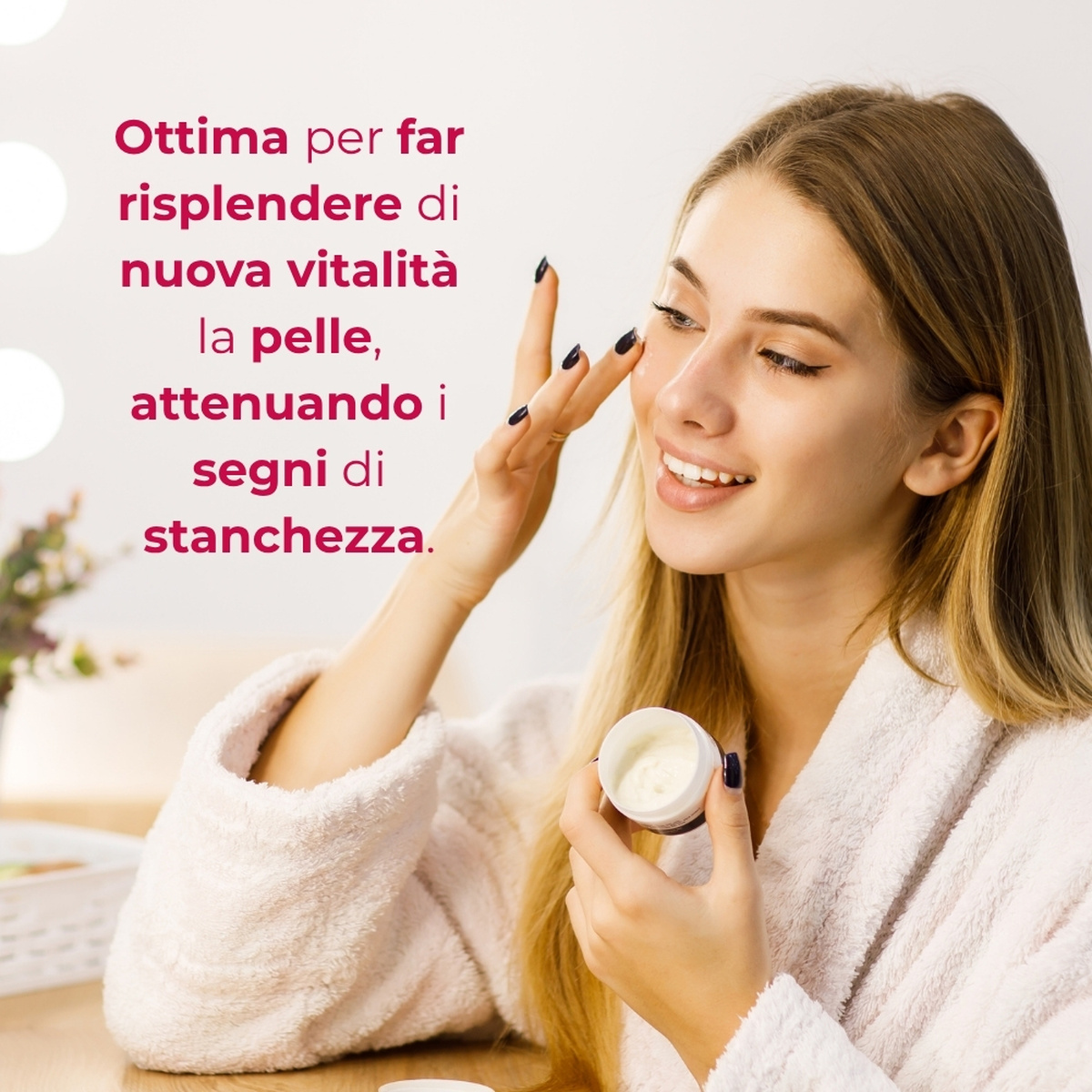 Estratti di bellezza - Maschera gel  -  con acqua di Melograno e The rosso (50 ml) - tensore immediato