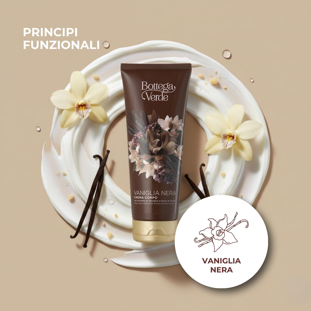 Vaniglia Nera - Crema corpo con estratto di Vaniglia e burro di Karit&egrave;