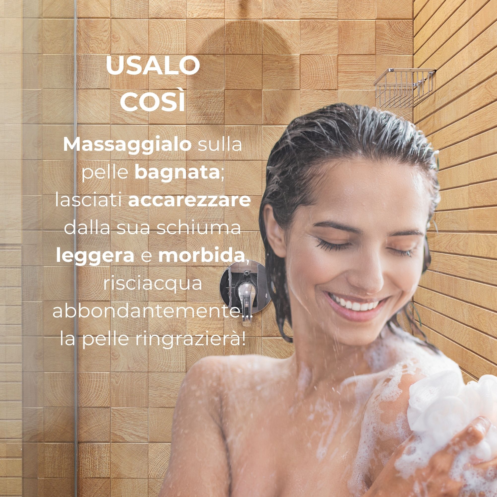 Argan del Marocco - Bagnodoccia -  setificante   - con  Argan - pelli normali o secche