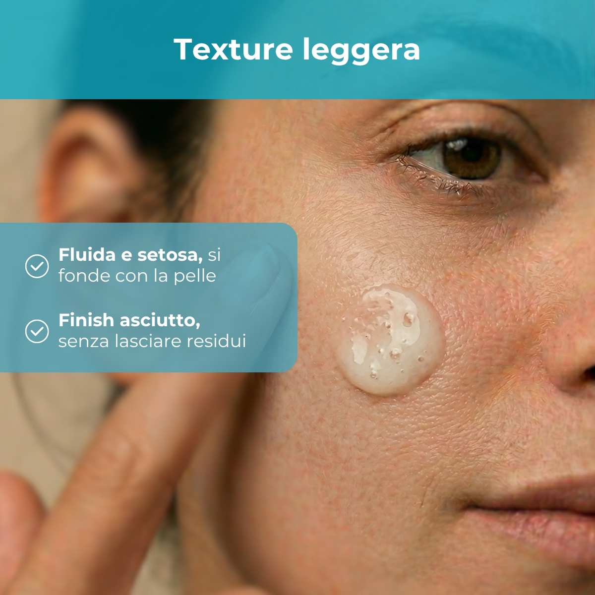 SOL Argan - Siero solare viso - texture leggera - con olio di Argan e Vitamina E - SPF50 protezione alta - water resistant - tutti i tipi di pelle