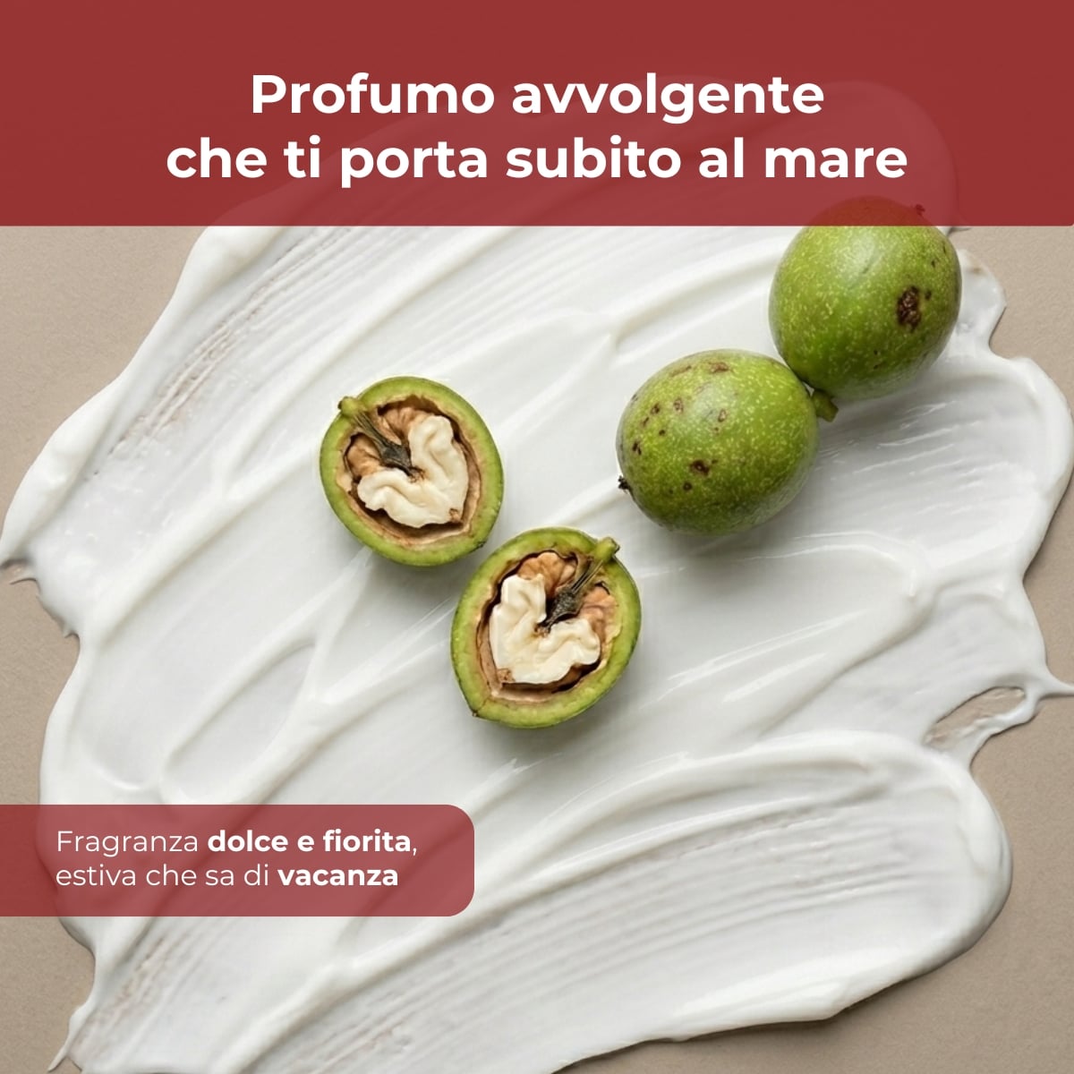 Sol Capelli - Noce verde e Keratina - Maschera intensa doposole - riparatrice protettiva - con olio di Noce verde e Keratina - con filtro UVA/UVB - capelli stressati da sole, mare e cloro