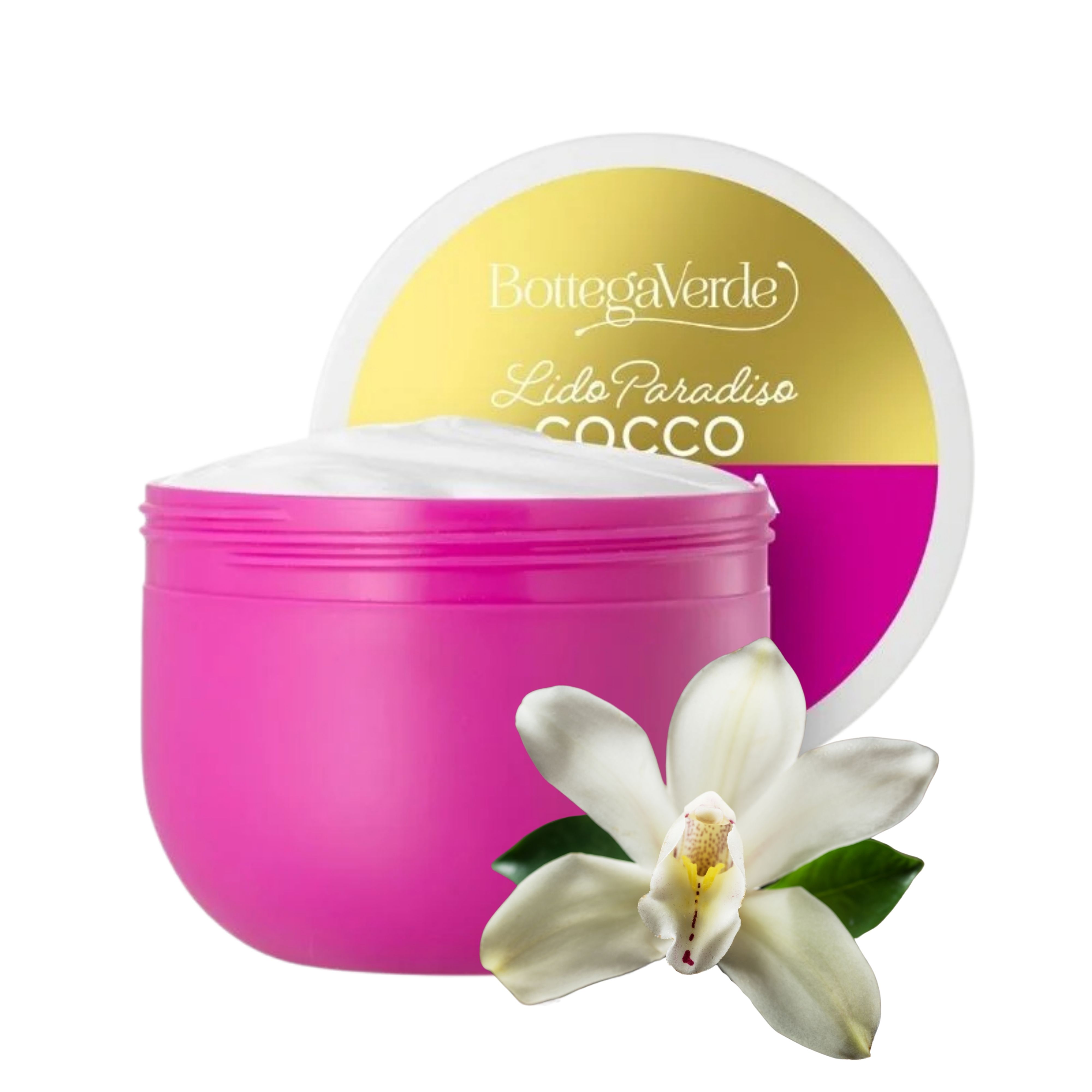 Lido Paradiso - Cocco e Vaniglia - Crema corpo con latte di Cocco e Monoi di Tahiti